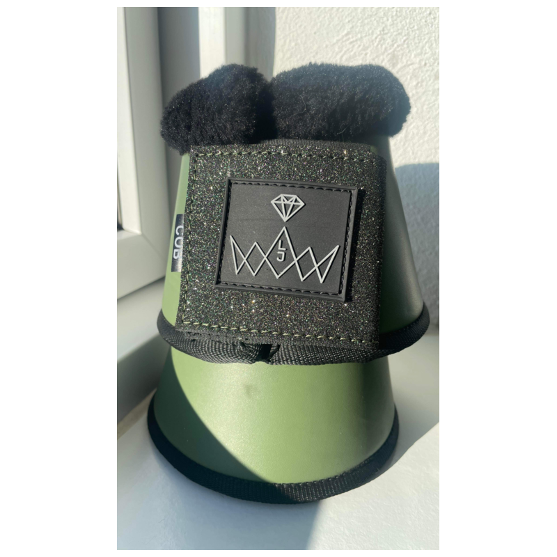 Green crown bell boots / Grønne klokker